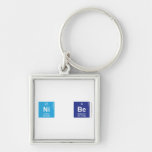 Ni BE  Metal Keychains