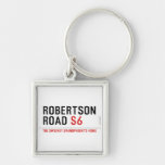 robertson  road  Metal Keychains