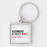 Harmood  Street  Metal Keychains