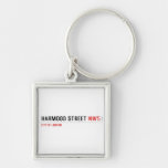Harmood street  Metal Keychains