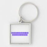 MADISON'S
 LABORATORY  Metal Keychains