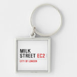Milk  Street  Metal Keychains