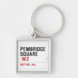 PEMBRIDGE  SQUARE    Metal Keychains