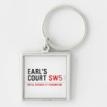 earl's court  Metal Keychains