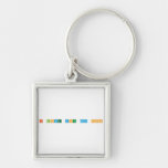 I love you my son  Metal Keychains