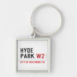 HYDE PARK  Metal Keychains
