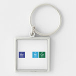 Be Nice  Metal Keychains