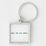 Silicon and Semi metals  Metal Keychains