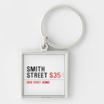 Smith Street  Metal Keychains