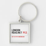 London Road.Net  Metal Keychains