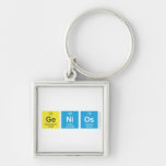 genios  Metal Keychains
