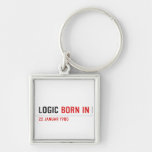  Logic  Metal Keychains