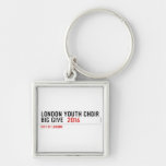 London Youth Choir Big Give   Metal Keychains