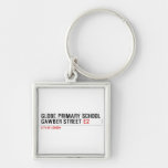 Globe Primary School Gawber Street  Metal Keychains