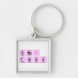 omg!
 twins  Metal Keychains