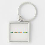the periodic table  Metal Keychains