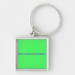 keep calm and just be yourself  Metal Keychains