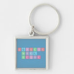Periodic
 Table
 Writer  Metal Keychains