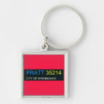PRATT  Metal Keychains