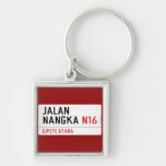 JALAN NANGKA  Metal Keychains
