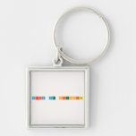 feria de ciencias  Metal Keychains