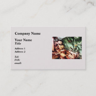 Metal Lathe in Submarine Business Card