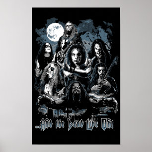Metal Legends Poster - The Dead Live On!