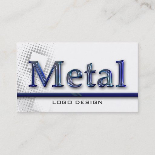 Customizable METAL LOGO DESIGN K | Welding Business Cards