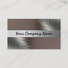 Metal Look Business Cards at Zazzle