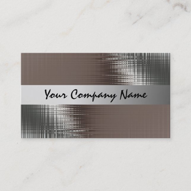 Metal Look Business Cards (Front)