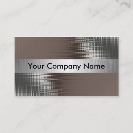 Metal Look Business Cards With Class