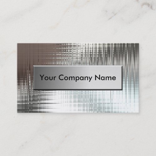 Metal Look Business Cards With Class