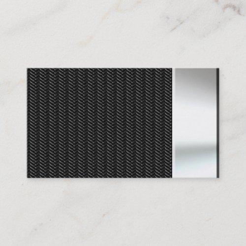 Metal Look Carbon Fiber Business Cards