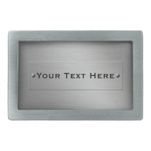 Metal Look custom belt buckle