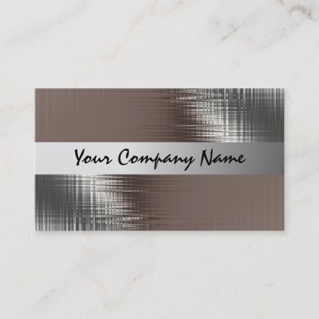 Metal Look Indestructible Business Cards