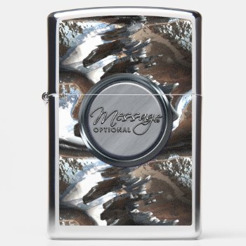 Metal Love 1 Damaged Options Zippo Lighter by Ronspassionfordesign at Zazzle