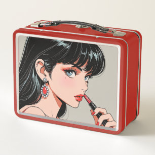 Metal Lunchbox/cosmetics box