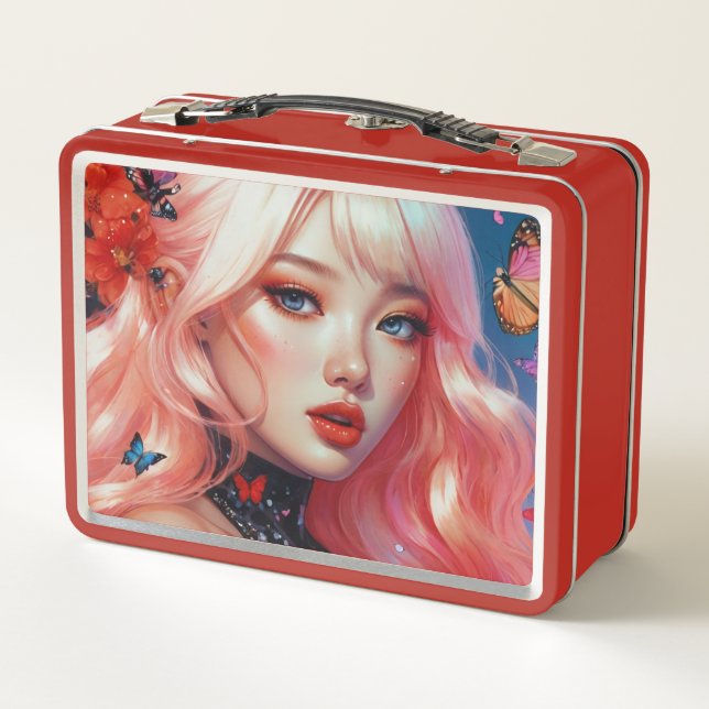Metal Lunchbox/cosmetics box  (Back)