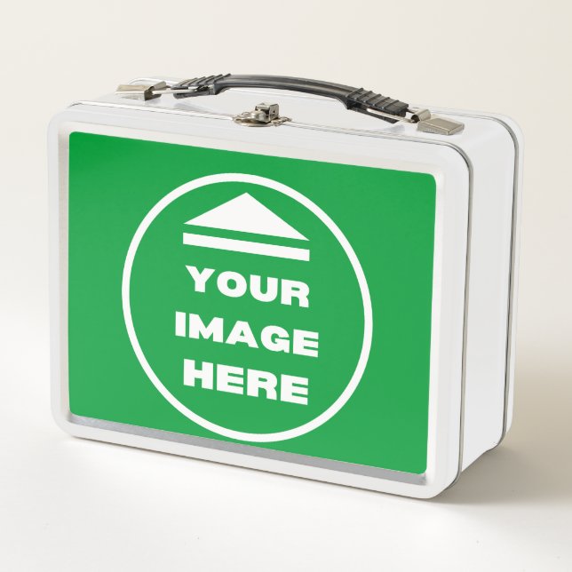 Metal Lunchbox- Personalized - Add Image / Text  Lunch Box (Front)