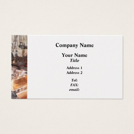 Metal Machine Shop Business Card