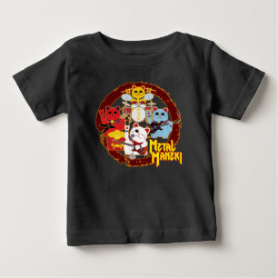 Metal Maneki Baby T-Shirt
