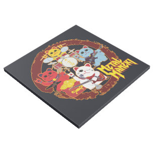 Metal Maneki Gallery Wrap
