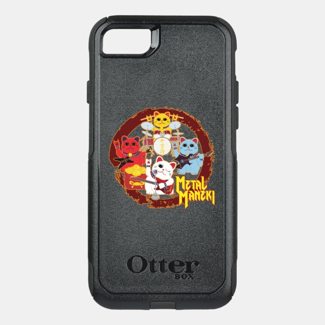 Metal Maneki Otterbox iPhone Case (Back)