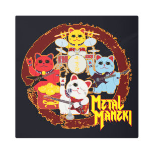 Metal Maneki Print