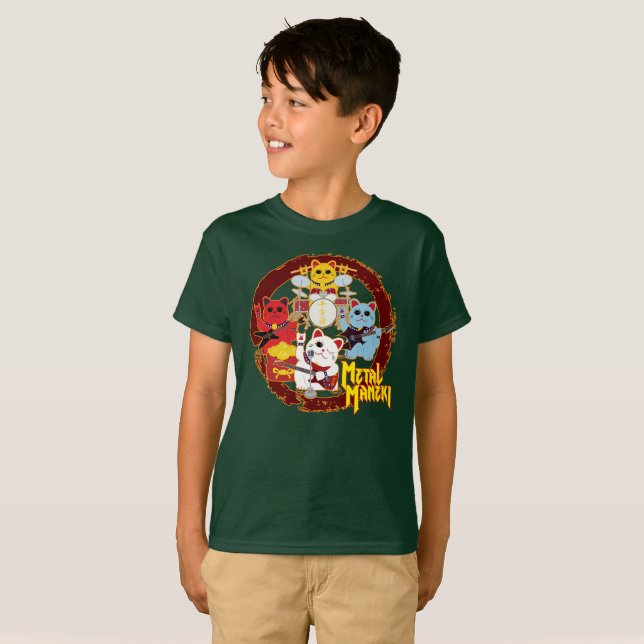 Metal Maneki T-Shirt (Front Full)