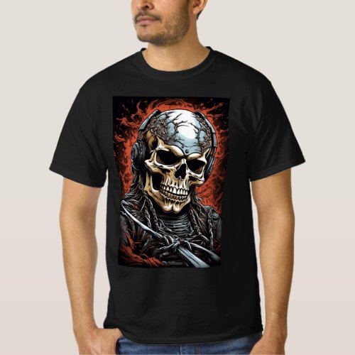 Metal Mayhem Unleash the Fury of Death Metal T_Shirt