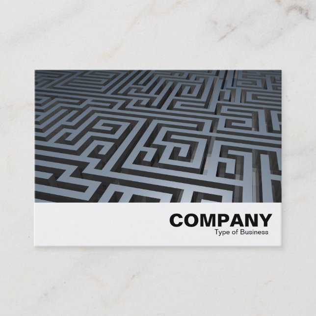 Metal Maze Business Card (Front)