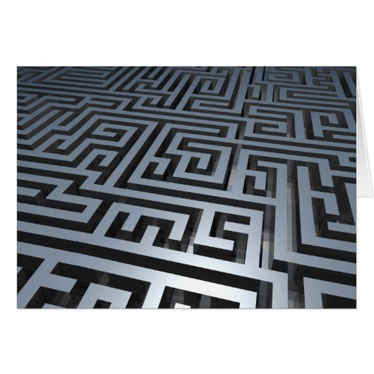 Metal Maze Cards (Front Horizontal)