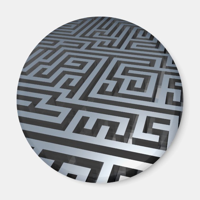 Metal Maze Magnet (Front)
