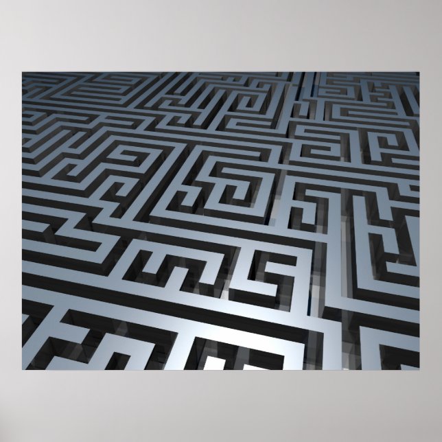Metal Maze Poster (Front)